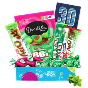 30th Birthday Mint Chocolate Gift Box Hamper - Fun Size