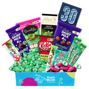 30th Birthday Mint Chocolate Gift Box Hamper - Medium