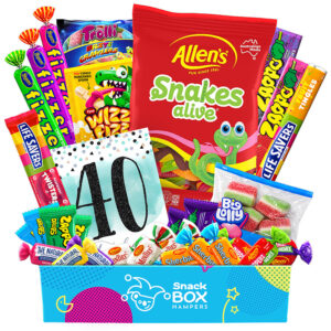 40th Birthday Lolly Box Gift Hamper Fun Size