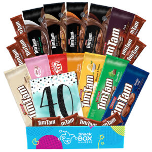 40th Birthday Tim Tam Slam Gift Box Hamper Large