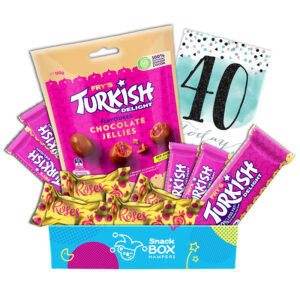 40th Birthday Cadbury Frys Turkish Delight Gift Box - Fun size
