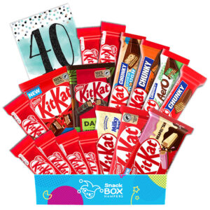 40th Birthday KitKat Chocolate Gift Hamper - Medium