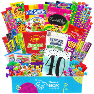 40th birthday lolly box gift hamper large