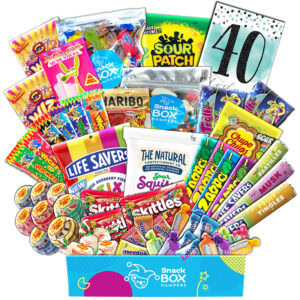 40th Birthday Lolly Box Gift Hamper – Large