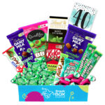 40th Birthday Mint Chocolate Gift Box Hamper - Medium
