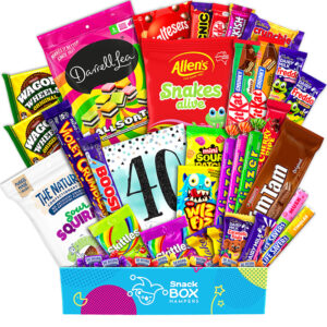 40th birthday sweet life grazing box gift hamper