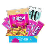 40th Birthday Cadbury Frys Turkish Delight Gift Box - Fun size