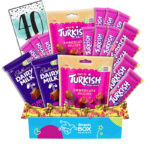 40th Birthday Cadbury Frys Turkish Delight Gift Box - Medium