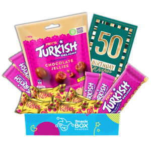 50th Birthday Cadbury Frys Turkish Delight Gift Box - Fun size