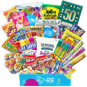 50th Birthday Lolly Box Gift Hamper – Large