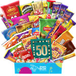 50th Birthday Thrill Mix Snack Box Gift Hamper – Large