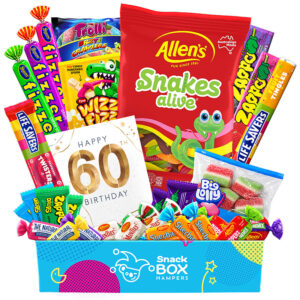 60th Birthday Lolly Box Gift Hamper Fun Size
