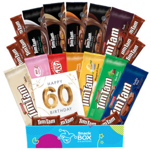 60th Birthday Tim Tam Slam Gift Box Hamper Large