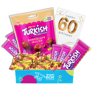 60th Birthday Cadbury Frys Turkish Delight Gift Box - Fun size