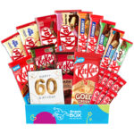 60th Birthday KitKat Chocolate Gift Box Hamper Set - Large