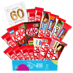 60th Birthday KitKat Chocolate Gift Hamper - Medium