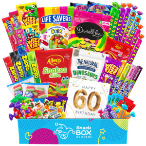 60th birthday lolly box gift hamper large