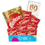60th Birthday Maltesers Chocolate Box Gift Hamper - Fun Size
