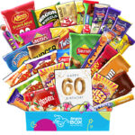 60th Birthday Thrill Mix Snack Box Gift Hamper – Large