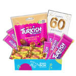 60th Birthday Cadbury Frys Turkish Delight Gift Box - Fun size