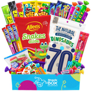 70th Birthday Lolly Box Gift Hamper Medium