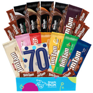 70th Birthday Tim Tam Slam Gift Box Hamper Large