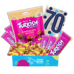 70th Birthday Cadbury Frys Turkish Delight Gift Box - Fun size