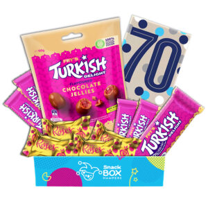 70th Birthday Cadbury Frys Turkish Delight Gift Box - Fun size