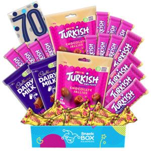 70th Birthday Cadbury Frys Turkish Delight Gift Box - Medium