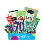 70th Birthday Mint Chocolate Gift Box Hamper - Medium