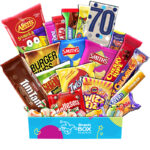 70th Birthday Thrill Mix Snack Box Gift Hamper – Medium