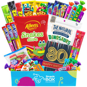 80th Birthday Lolly Box Gift Hamper Medium