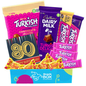 80th Birthday Cadbury Frys Turkish Delight Gift Box
