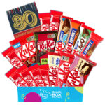 80th Birthday KitKat Chocolate Gift Hamper - Medium