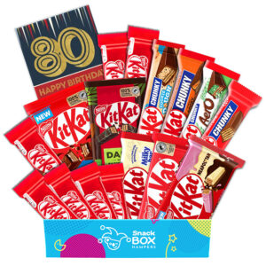80th Birthday KitKat Chocolate Gift Hamper - Medium