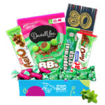 80th Birthday Mint Chocolate Gift Box Hamper - Fun Size