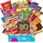 80th Birthday Thrill Mix Snack Box Gift Hamper – Large