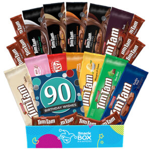 90th Birthday Tim Tam Slam Gift Box Hamper Large