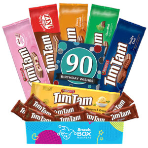 90th Birthday Tim Tam Slam Gift Box Hamper Medium