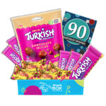 90th Birthday Cadbury Frys Turkish Delight Gift Box - Fun size