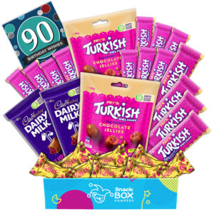 90th Birthday Cadbury Frys Turkish Delight Gift Box - Medium