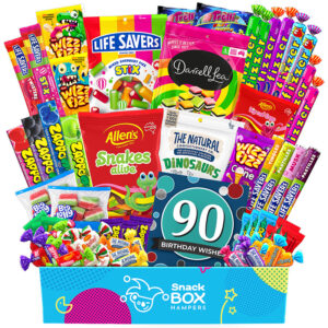 90th birthday lolly box gift hamper large