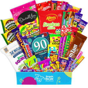 90th birthday sweet life grazing box gift hamper