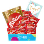 Engagement Maltesers Chocolate Box Gift Hamper - Fun Size