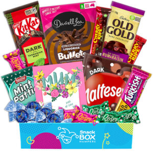 mothers day assorted dark chocolate gift box hamper