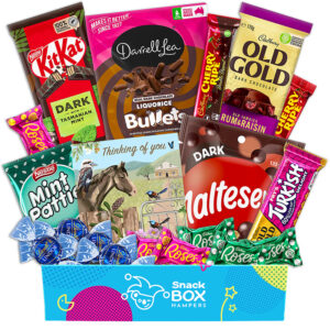 sympathy assorted dark chocolate gift box hamper