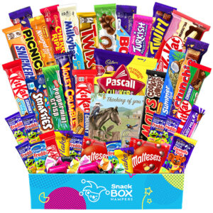 sympathy chockablock chocolate box gift hamper large