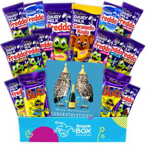 congratulations freddo and friends gift box hamper