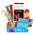 Congratulations Lindt Premium Chocolate Gift Box Hamper - Fun Size