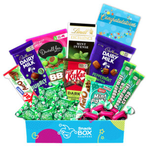 Congratulations Mint Chocolate Gift Box Hamper - Medium
